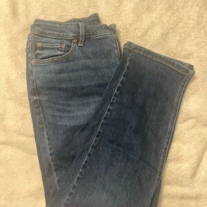 Time and Tru Dark Blue Straight Leg Jeans